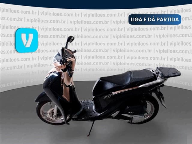 Honda SH 150i DLX 2019, preta