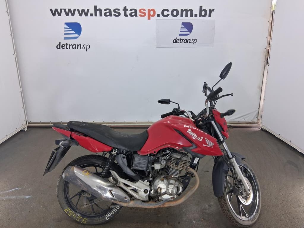 Honda CG 160 FAN 2022, vermelha