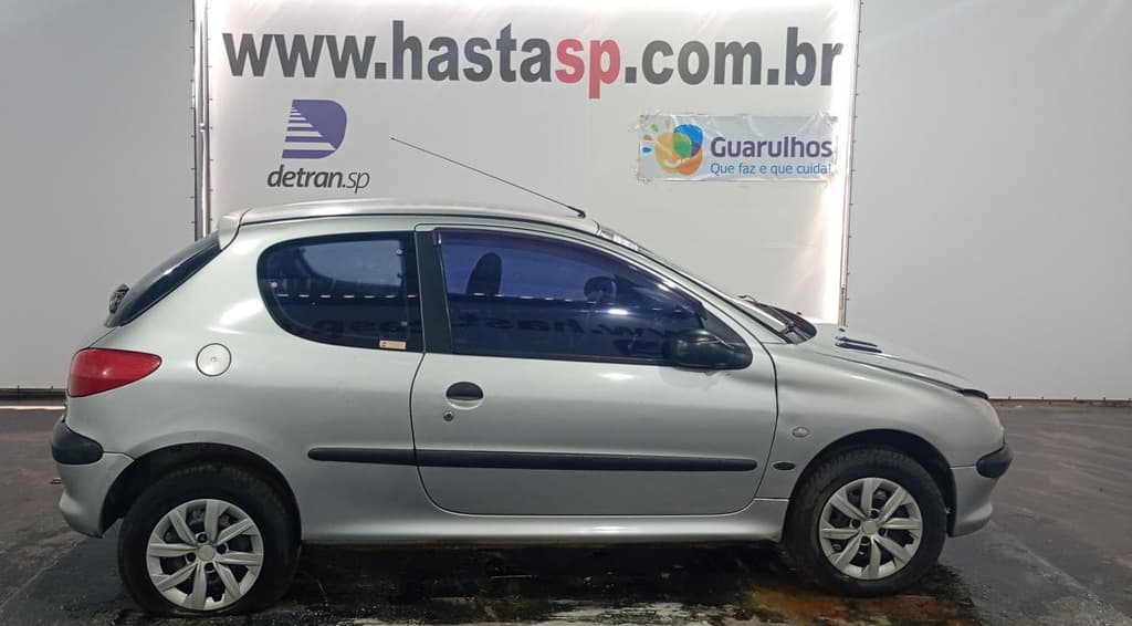 Peugeot 206 Soleil 2003, cinza