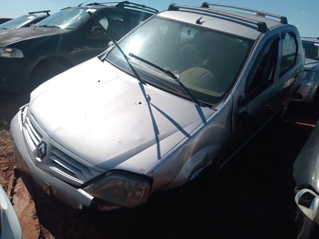 Renault Logan EXP 1016v 2008, prata