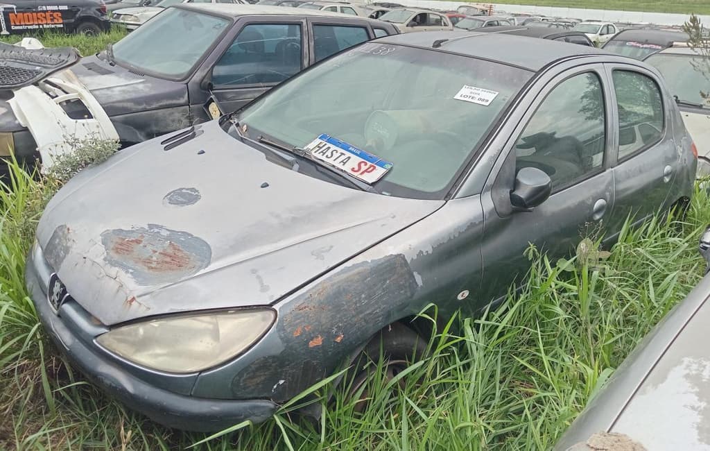 Peugeot 206 14 Presen FX 2006, cinza
