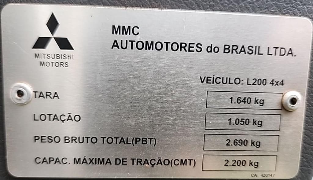 Mitsubishi L200 4X4 GL 2006 — foto 26