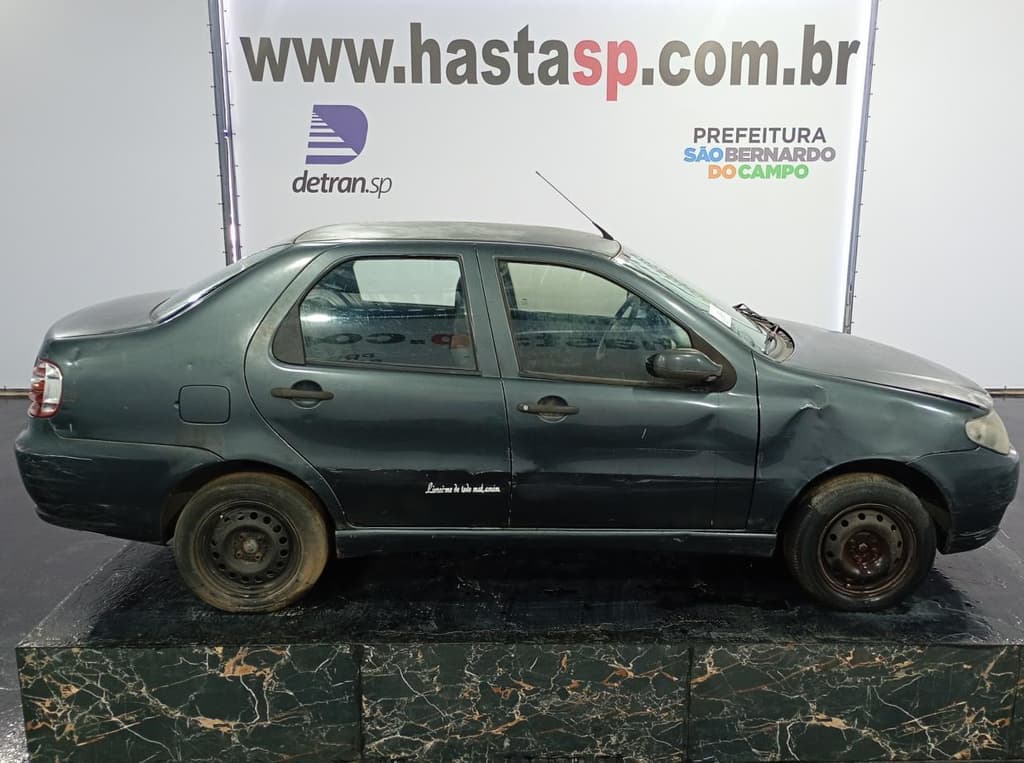 Fiat Siena Fire Flex 2010, cinza