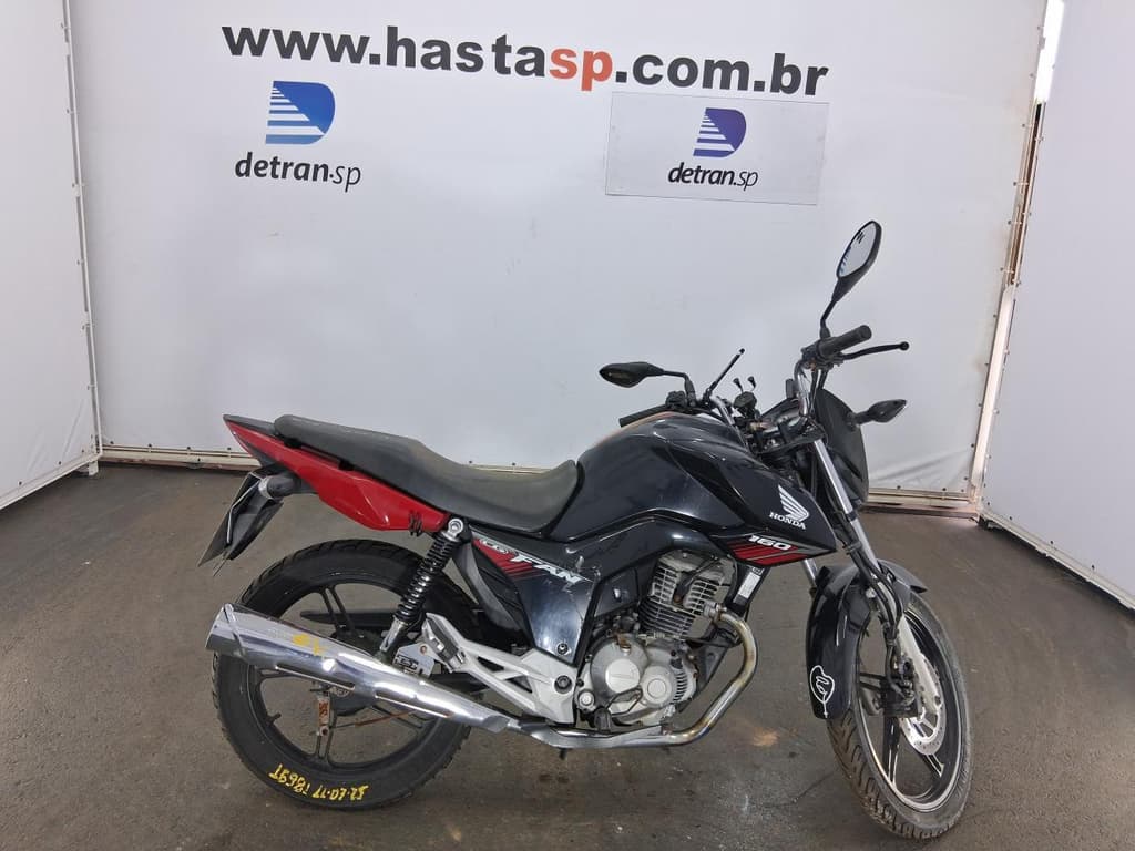 Honda CG 160 FAN 2018, preta