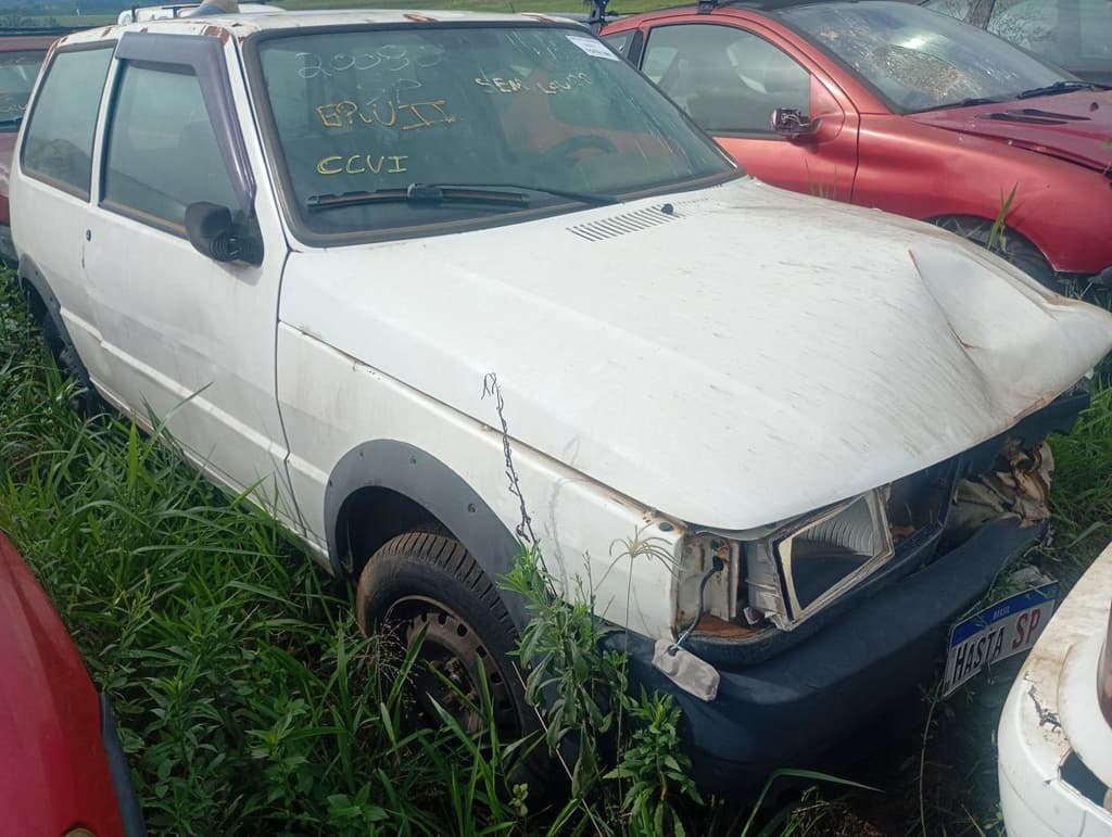 Fiat Uno Mille Smart EX SX 2001, branca