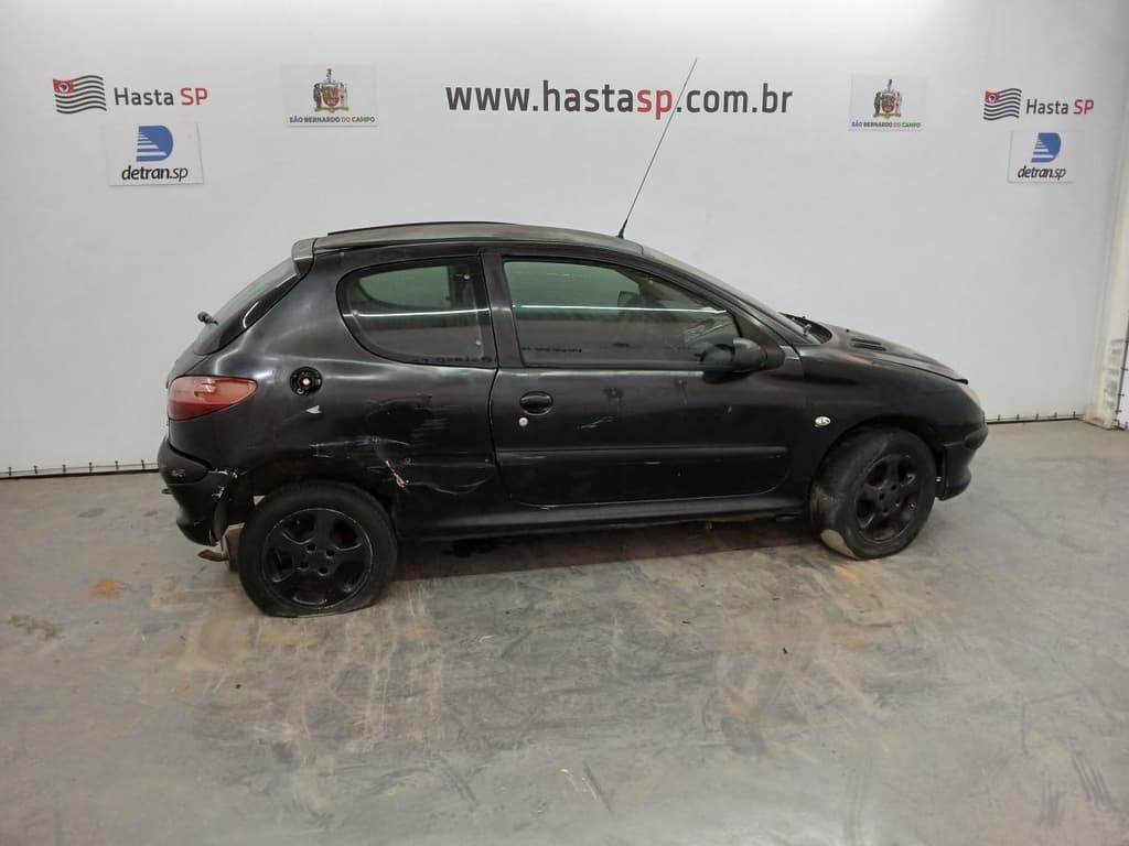 Peugeot 206 Soleil 2001, preta