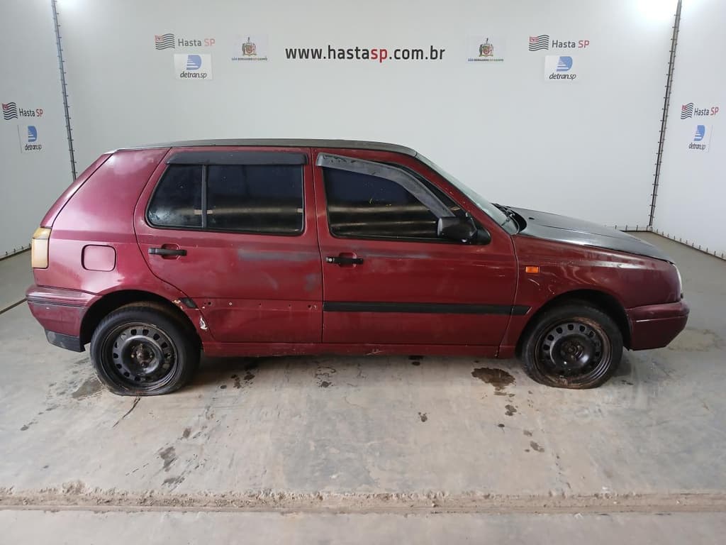 Volkswagen Golf GL 1995, vermelha