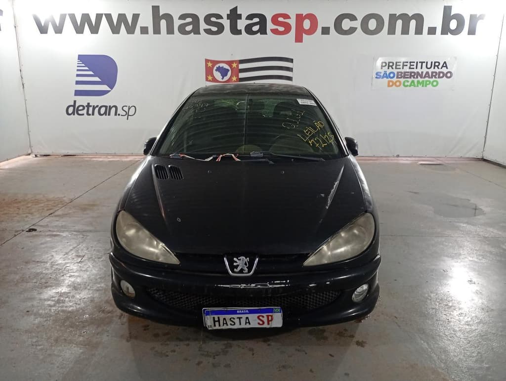 Peugeot 206 16 Allure FX 2008, preta