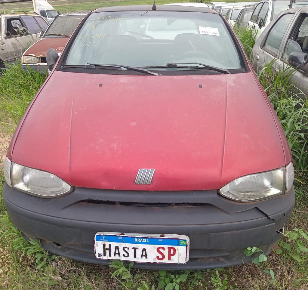 Fiat Palio EDX 1998, vermelha
