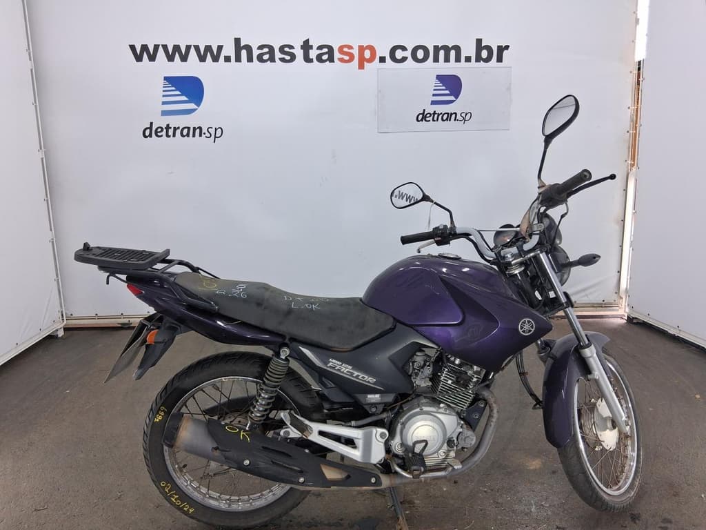 Yamaha Factor YBR 125 2012, roxa