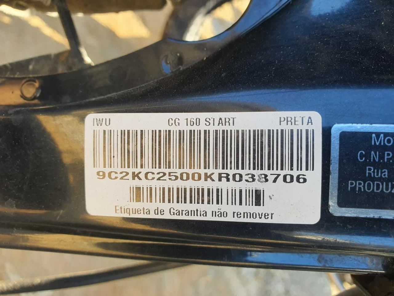 Honda Honda/cg 160 Start 2019 — foto 7