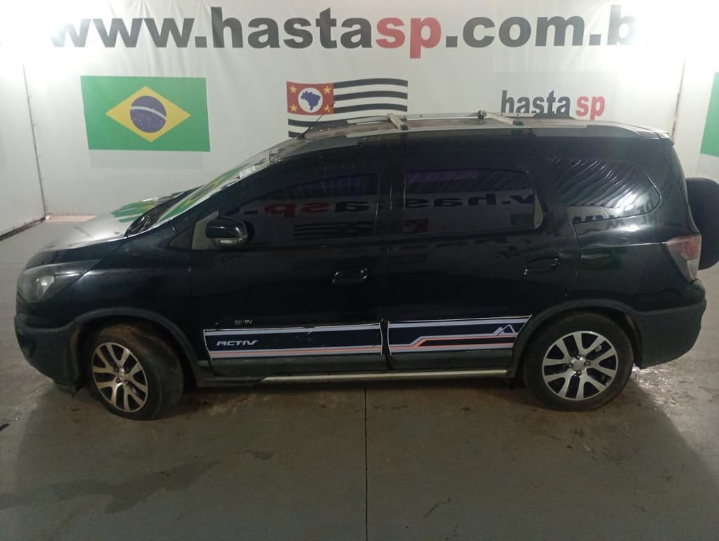 Chevrolet Spin 1.8l AT Activ 2018, preta