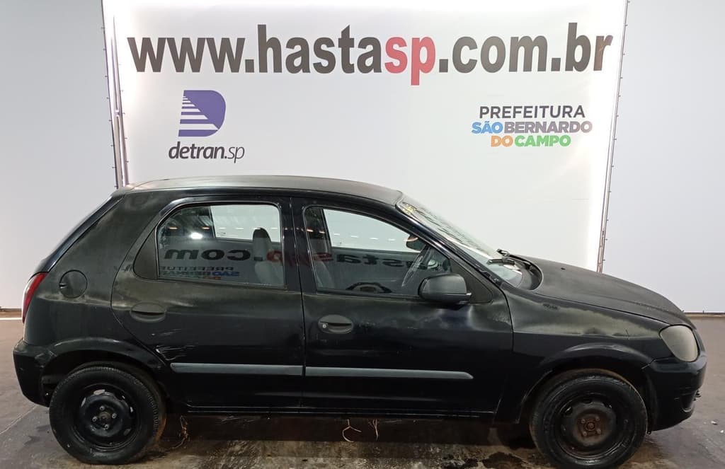 Chevrolet Celta 4P Spirit 2009, preta