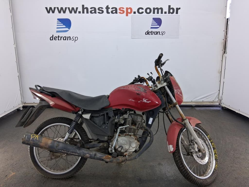 Honda CG 150 Titam MIX KS 2010, vermelha