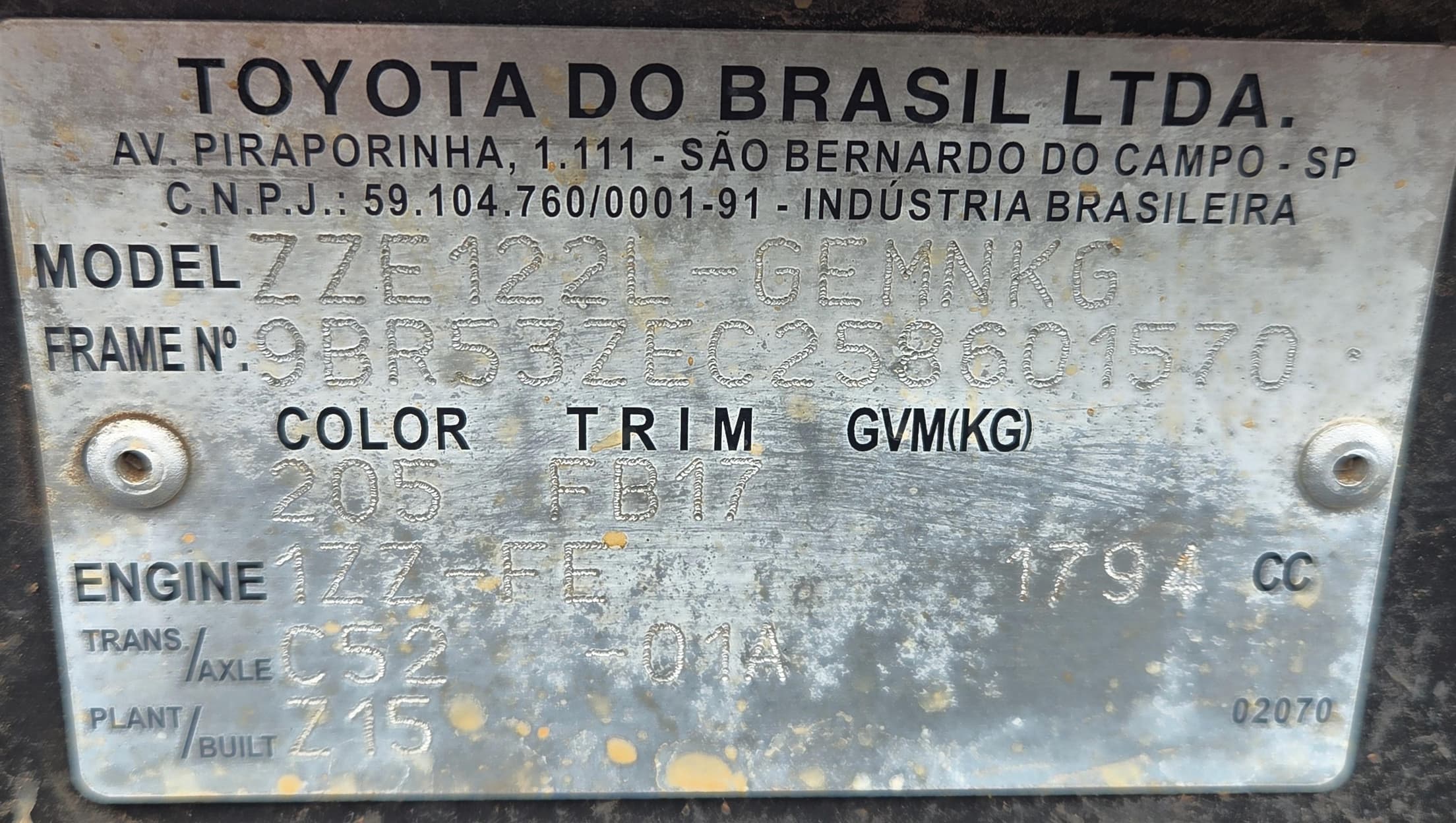 Toyota Corolla Xei18vvt 2005 — foto 5