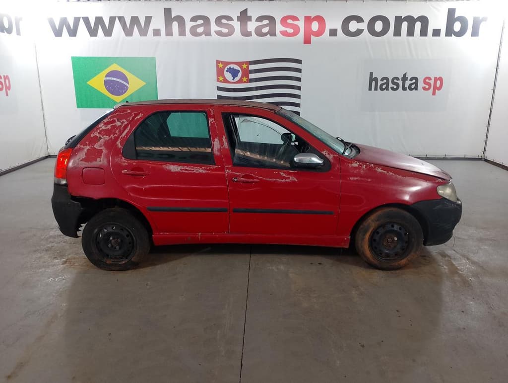 Fiat Palio ELX Flex 2007, vermelha