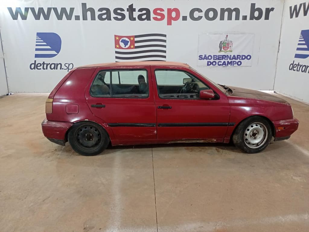 Volkswagen Golf GL 1996, vermelha