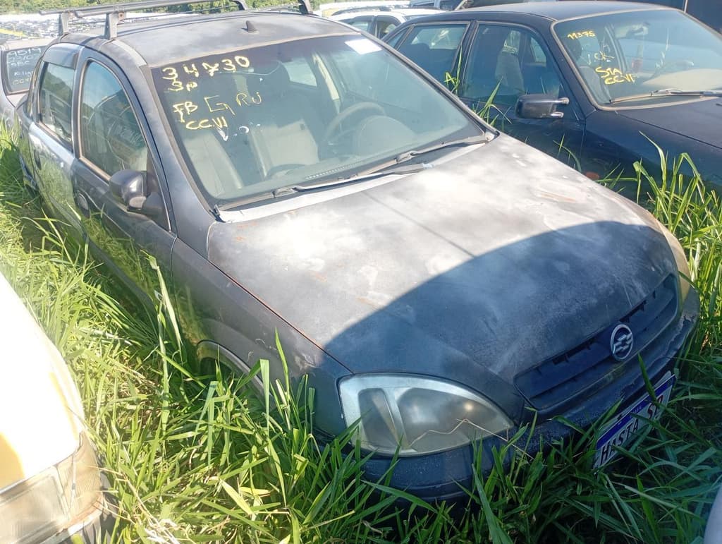 Chevrolet Corsa Sedan JOY 2007, cinza