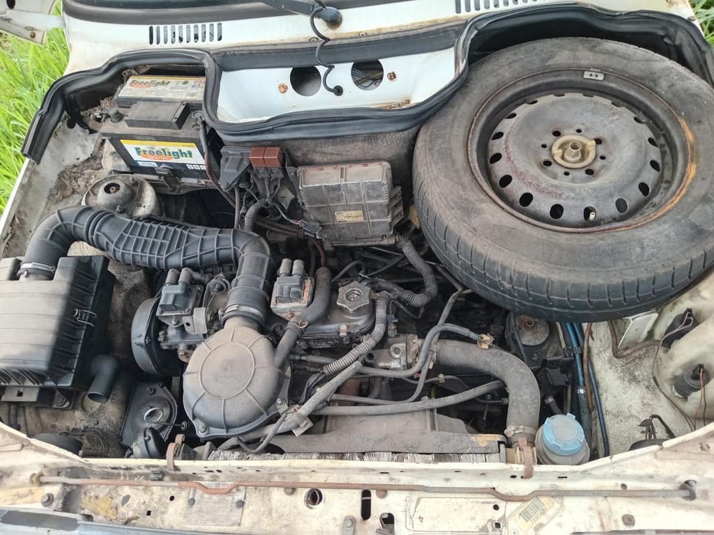 Fiat UNO Mille EX 1999, branca