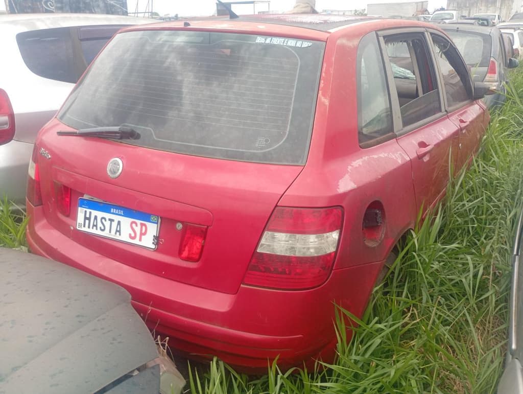 Fiat Stilo Flex Dualogic 2007, vermelha