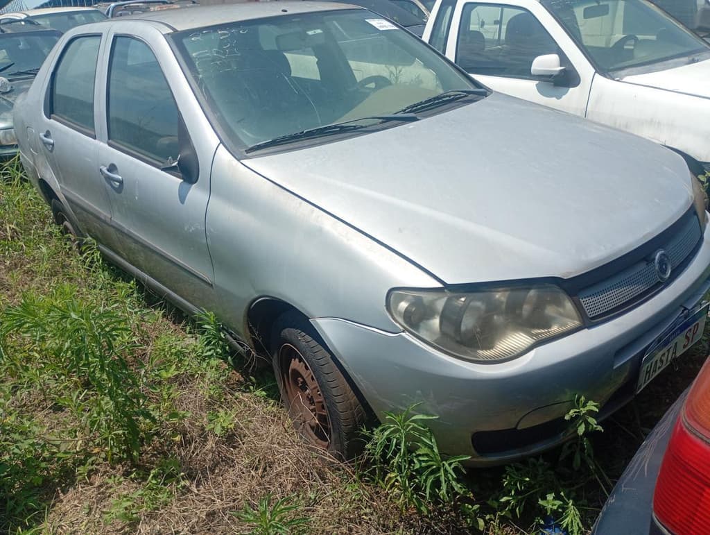 Fiat Siena Fire Flex 2008, prata