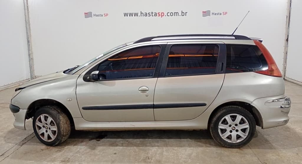 Peugeot 206 Sw14 Pres FX 2008, prata