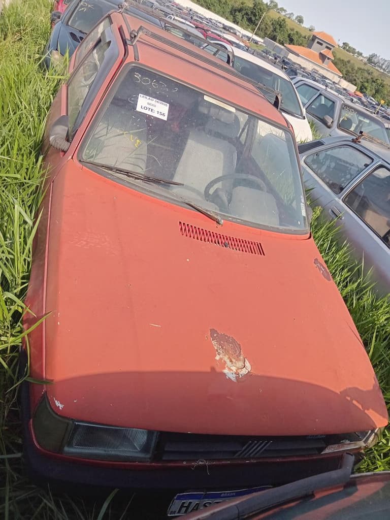 Fiat UNO 1991, vermelha