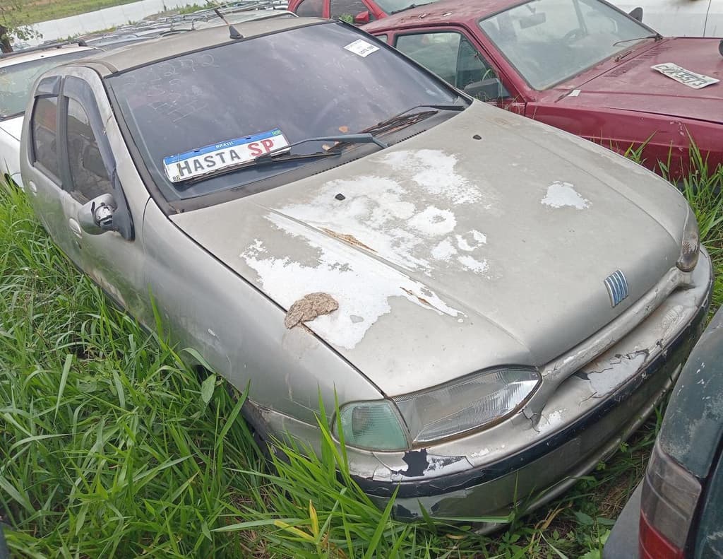 Fiat Palio EX 1999, cinza