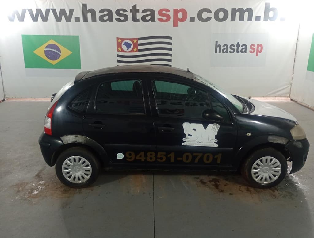 Citroën C3 GLX 14 Flex 2009, preta