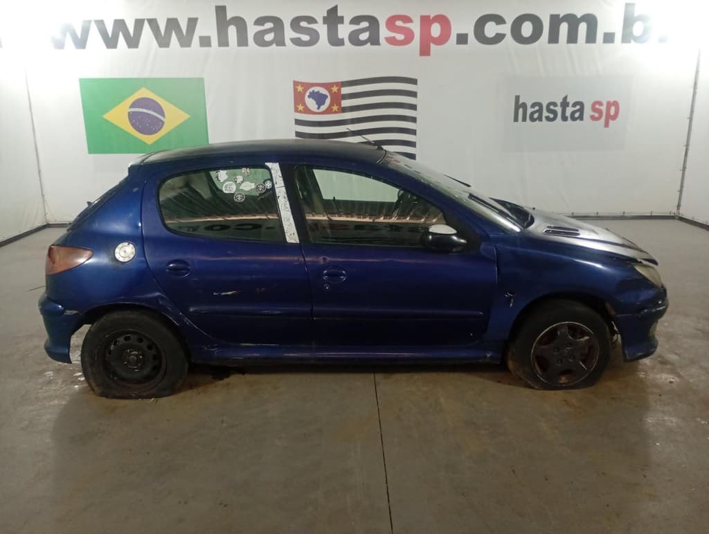 Peugeot 206 Passion 2001, azul