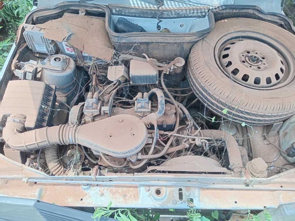 Fiat Uno CS 1.5 Ie 1.5 1.3 1986, cinza