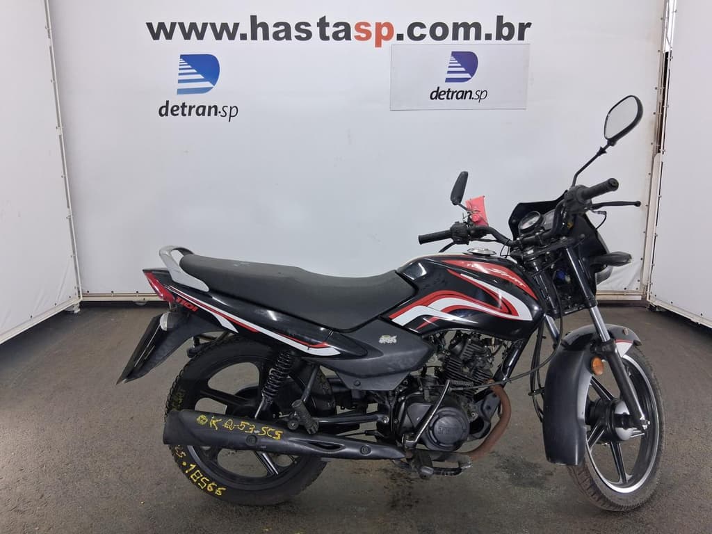 TVS Sport 110i 2023, preta