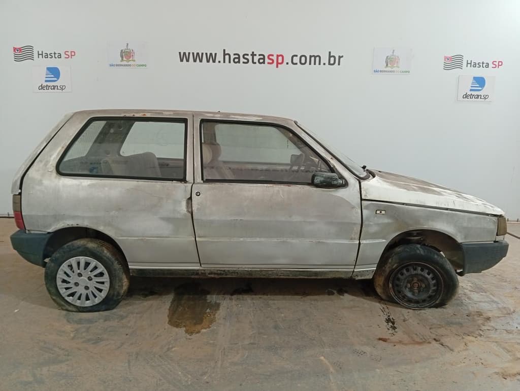Fiat UNO S 1989, cinza