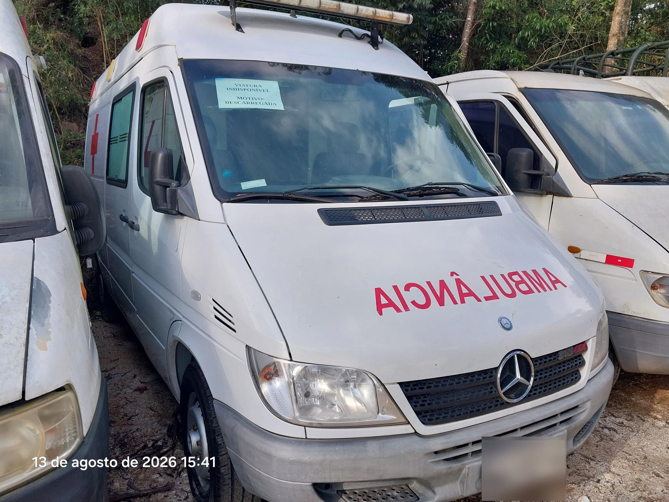 VTE Ambulância SA Sprinter 313 1 1 2T 4X2 Mercedes-benz 2011 — foto 8