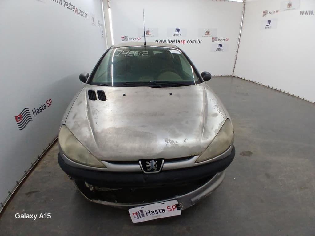 Peugeot 206 Selection 2002, cinza