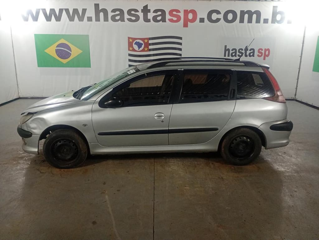 Peugeot 206 Sw14 Pres FX 2007, prata