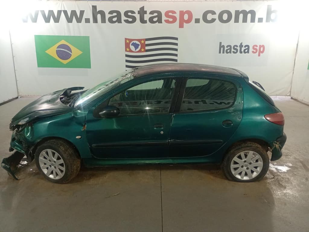 Peugeot 206 Passion 2001, verde