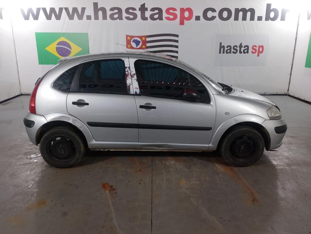 Citroën C3 GLX 14 Flex 2006, prata