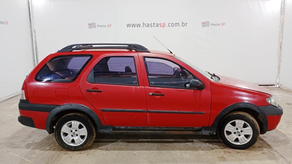 Fiat Palio WK Adven Flex 2008, vermelha