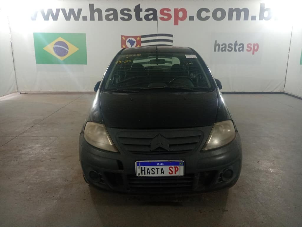 Citroën C3 GLX 14 Flex 2006, preta