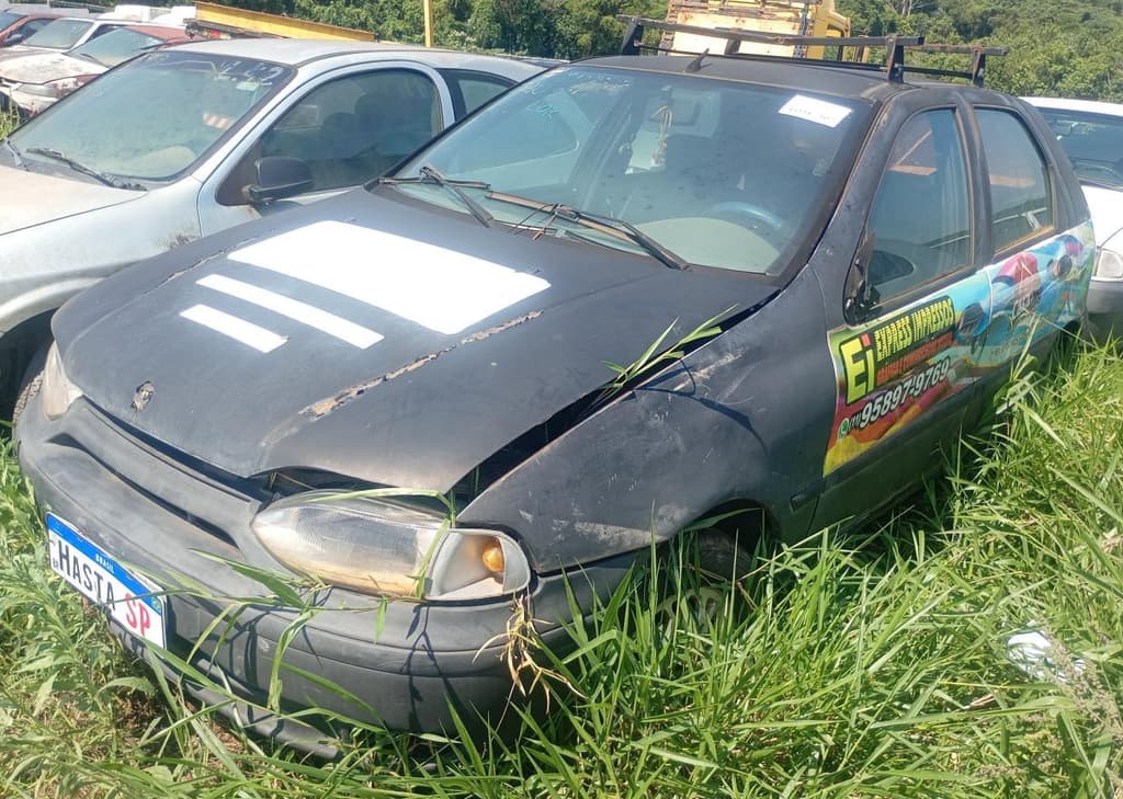 Fiat Palio EX 1998, preta