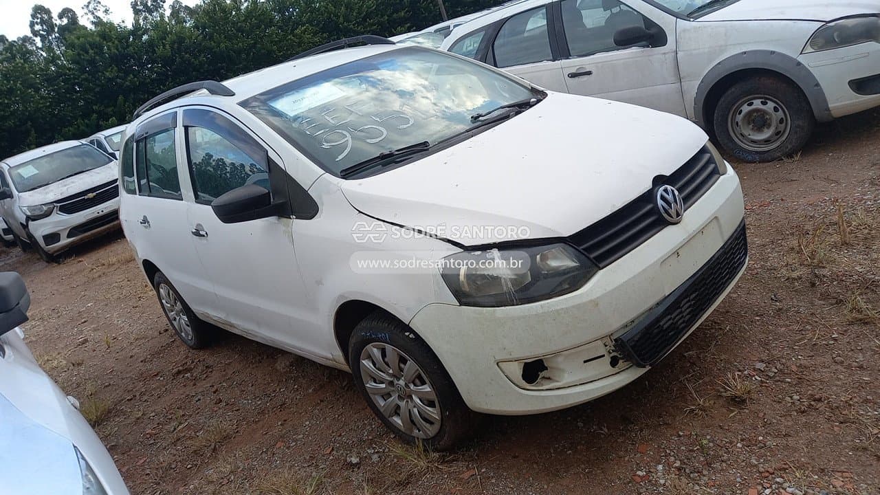 Volkswagen Spacefox Pat Ma 2014, branca