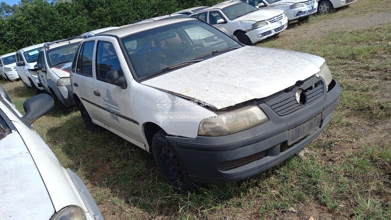 Volkswagen Gol 1.6 City 2005, branca