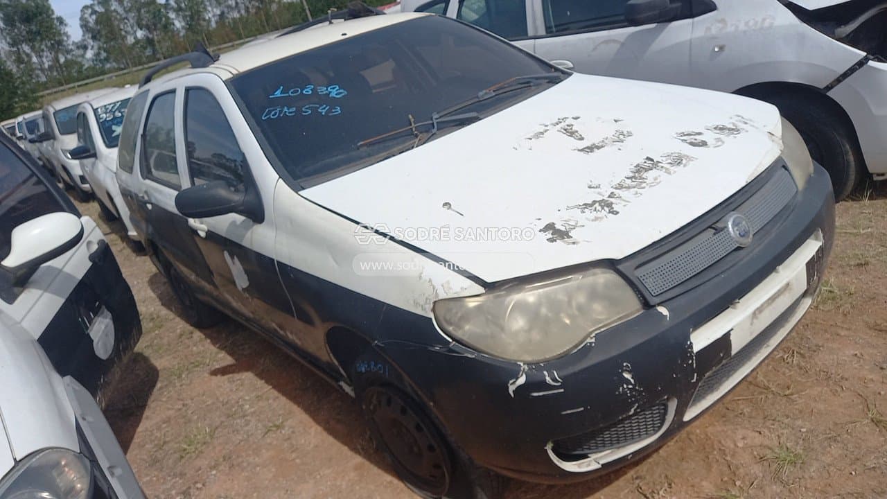 Fiat Palio Week Hlx Flex 2005, branca