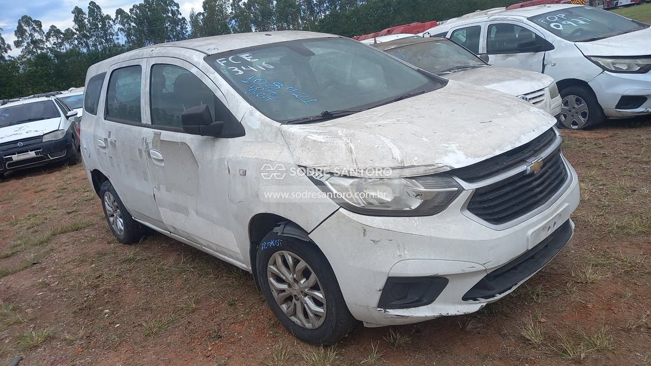 Chevrolet Spin 1.8l Mt Ls e 2020, branca