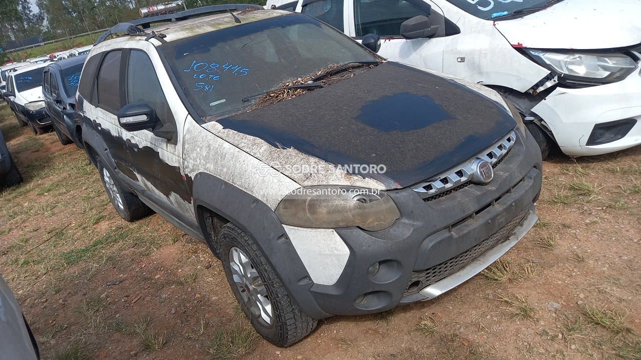Fiat Palio Wk Adven Flex 2013, branca