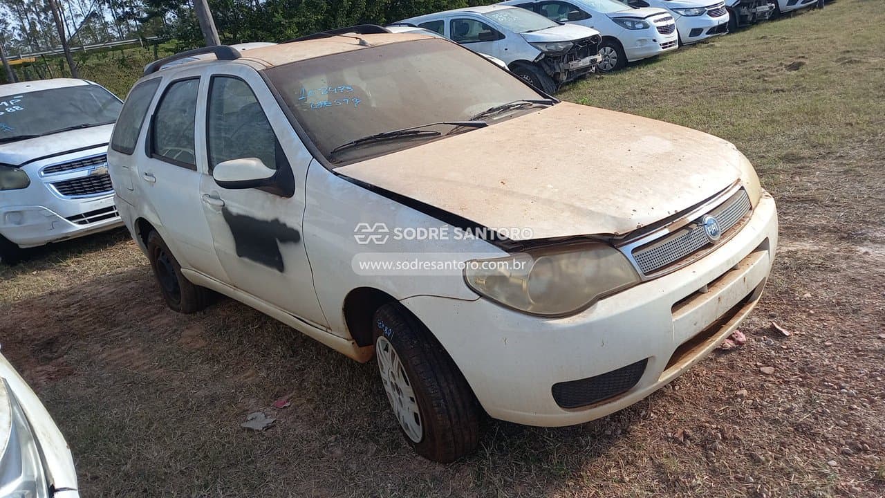 Fiat Palio Week Hlx Flex 2007, branca