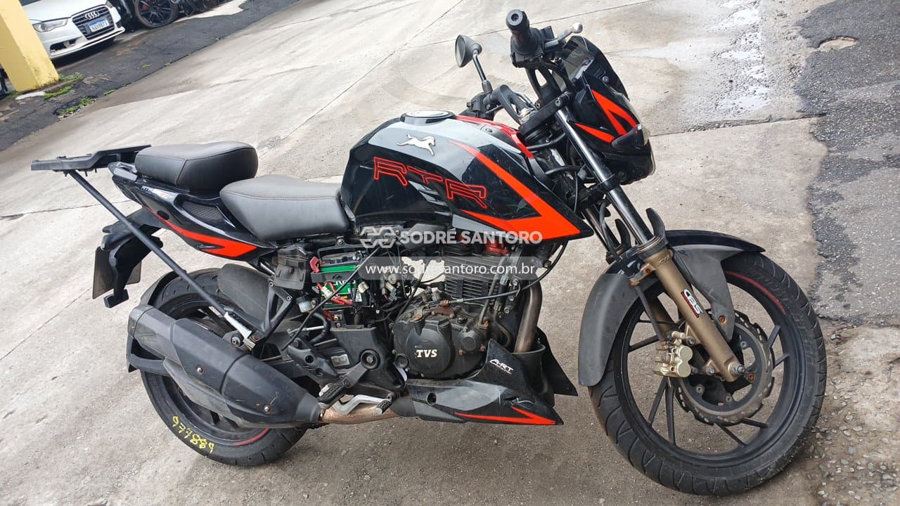Dafra Apache 200 2021, preta