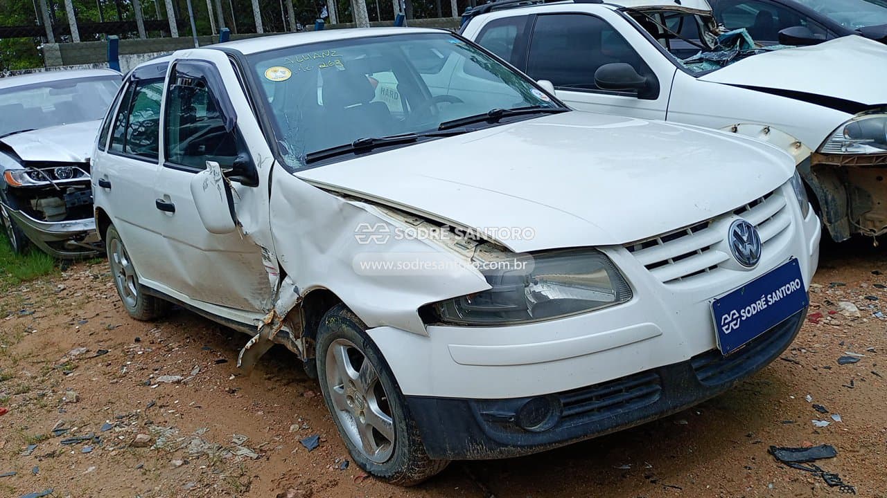 Volkswagen Gol 1.0 2008, branca