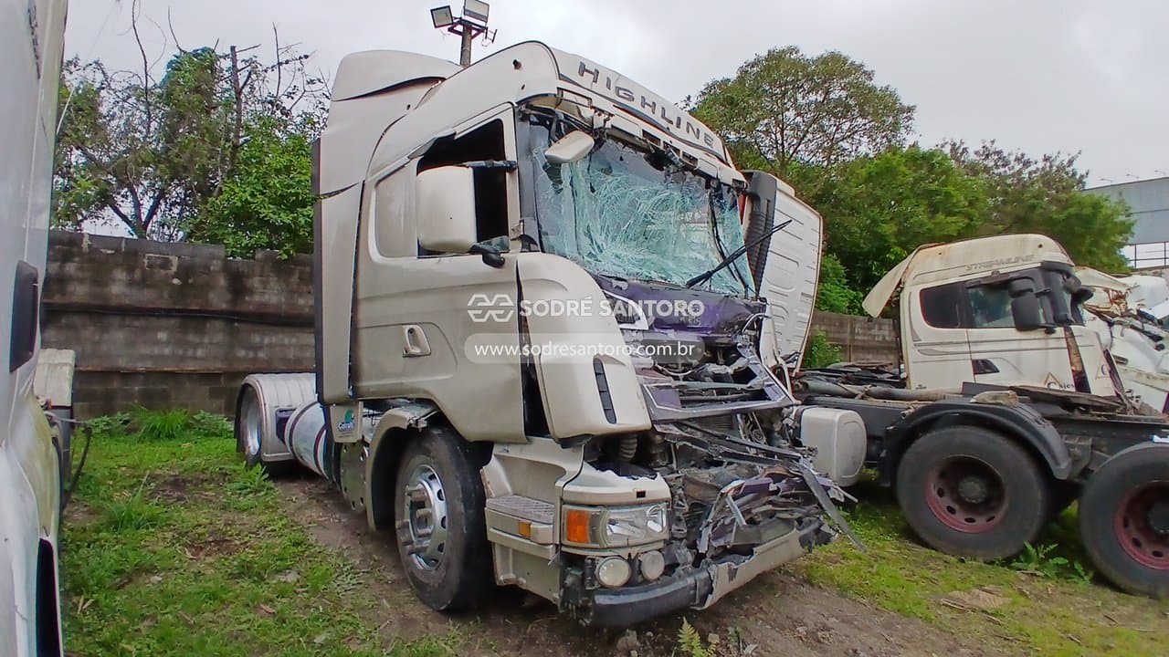 Scania R 440 A4x2 2013, bege